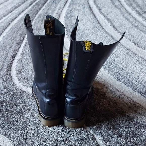 COPY - Dr. Martens 1914 14 Eye Boots w/ Yellow Laces - Picture 3 of 8